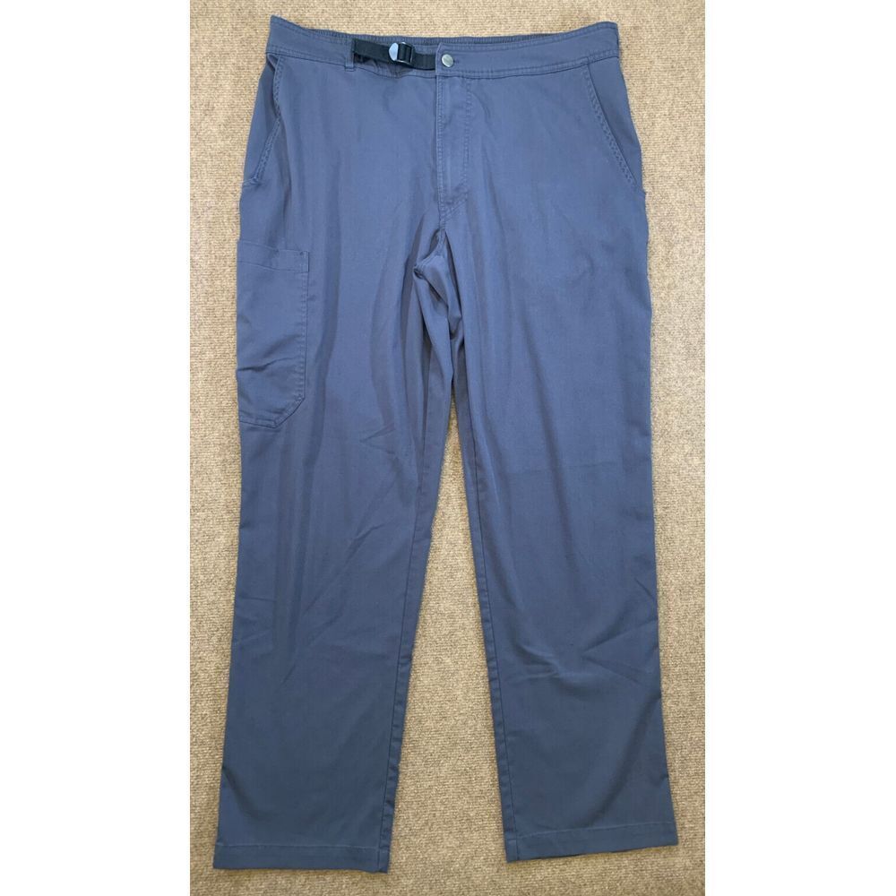 Greys Anatomy Barco Belted Scrub Pants Mens L 36x32 Bottoms Stretch Gray Medical